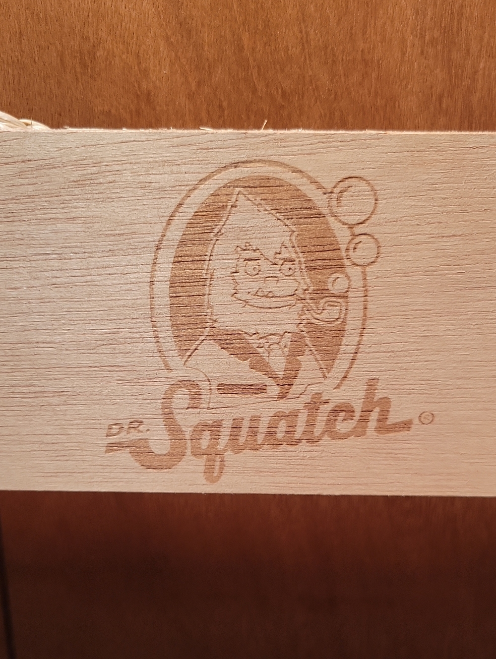 Rare Dr. Squatch Wooden Hanging Shower Caddy Natural Wood - Picture 4 of 5
